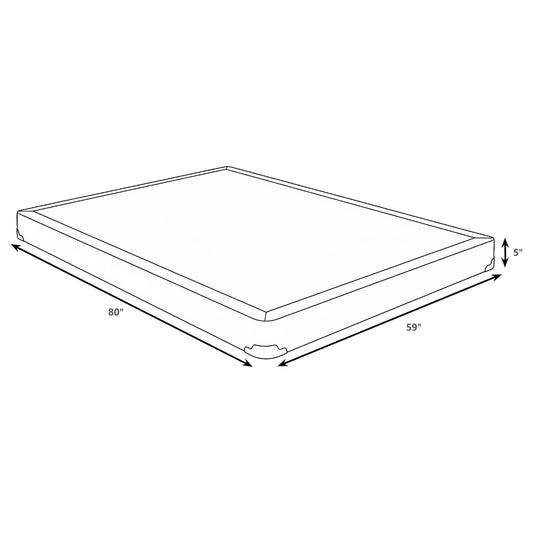 Mercer 5-inch Queen Low Profile Box Spring Foundation
