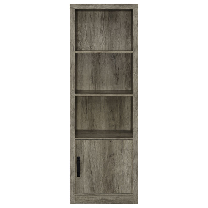 Burke 3-piece 59-inch TV Entertainment Center Grey Driftwood