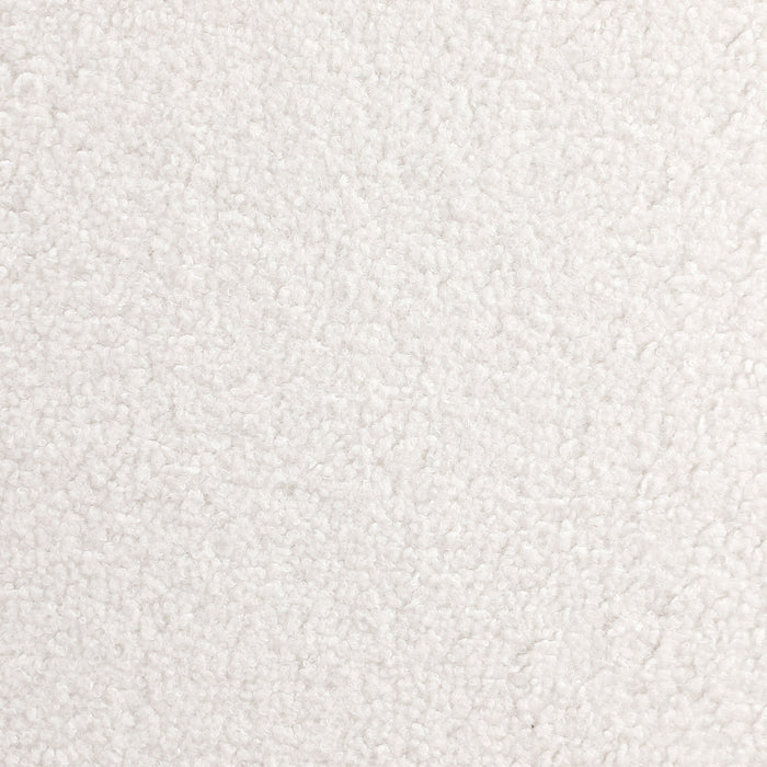 Peoria Velvet Upholstered Accent Bench Ivory