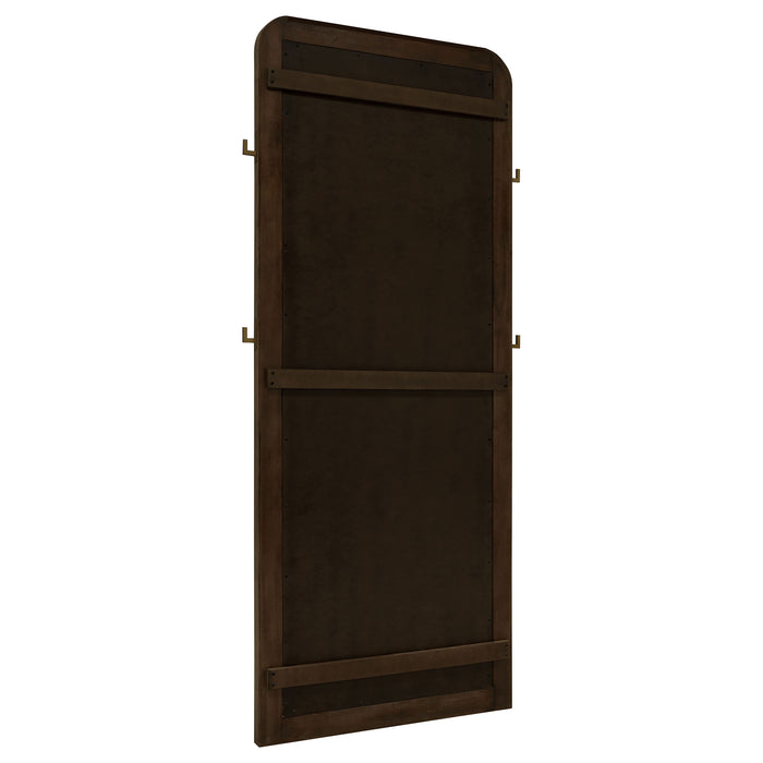 Arini Cane Weave Full Length Standing Floor Mirror Sand Wash