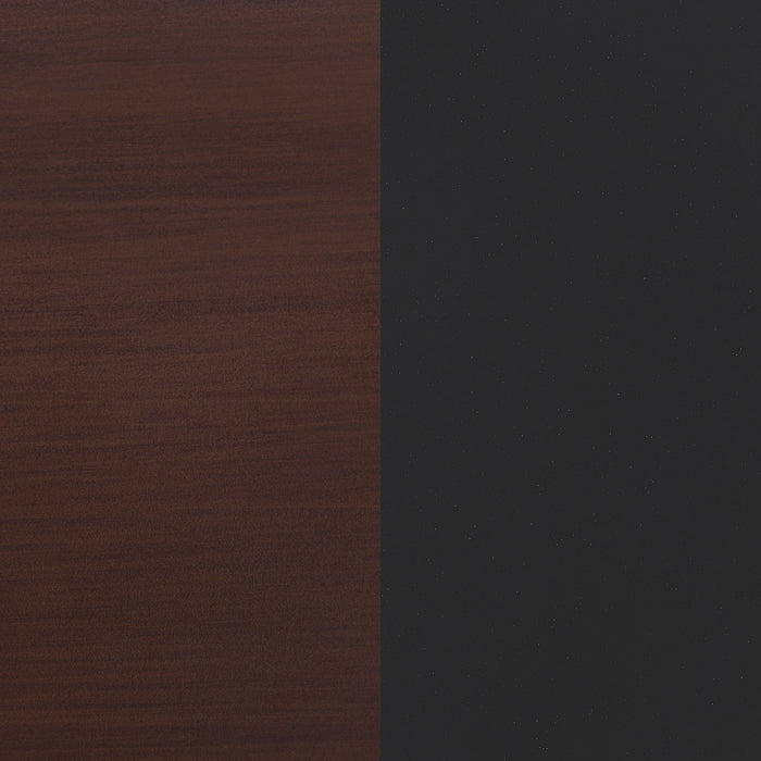 Zimmerlee 2-drawer Side Table with Shelf Rust Brown