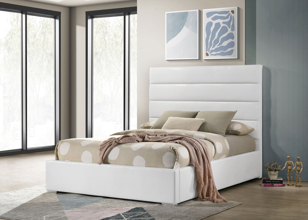 Felicity 53-inch Upholstered Full Platform Bed White
