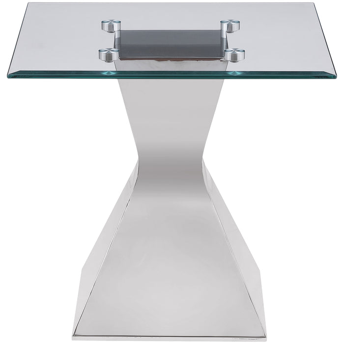 Jenny 3-piece Rectangular Coffee and End Table Set Chrome