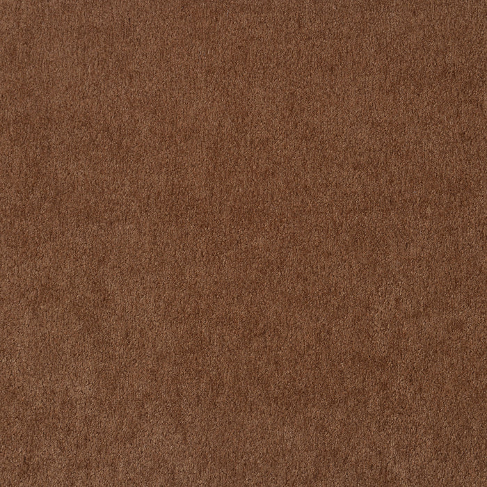 Selma Velvet Upholstered Crescent Arm Loveseat Rust