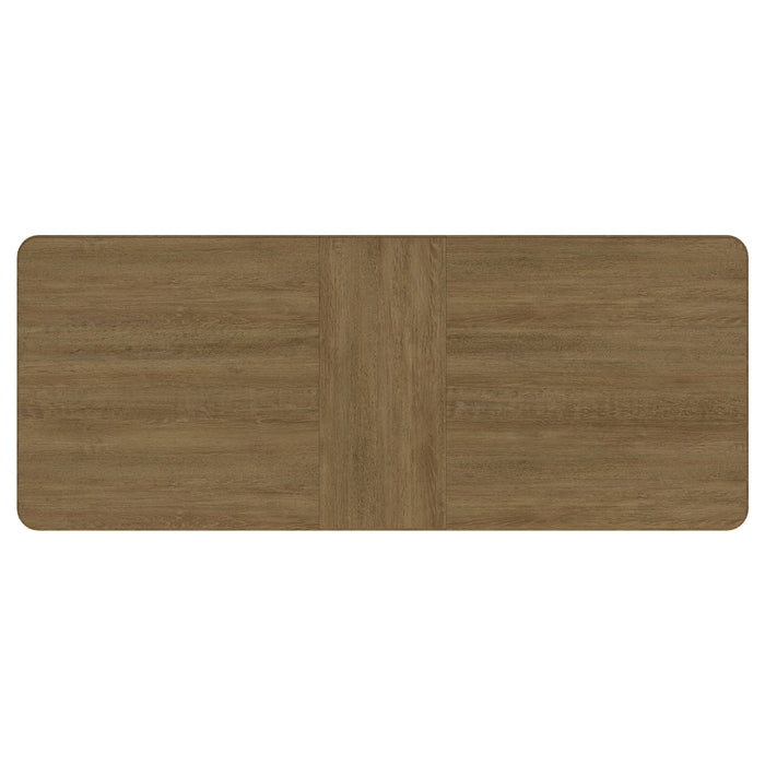 Arini 7-piece Extension Leaf Dining Table Set Sand Wash and Black