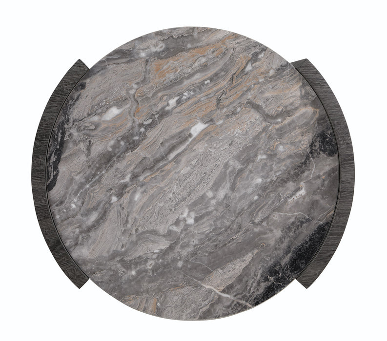 Gladstone 2-piece Coffee and End Table Set Distressed Grey