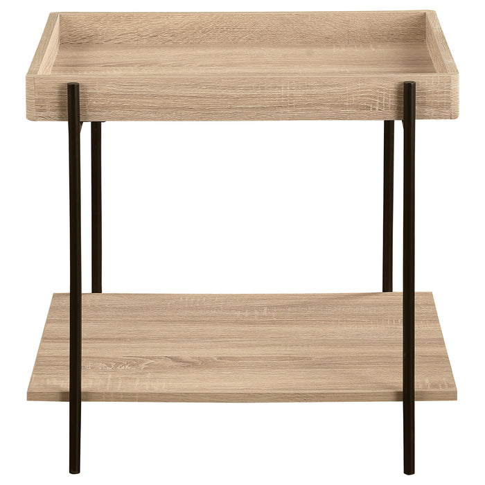 Fallon 3-piece Rectangular Coffee and End Table Set Natural