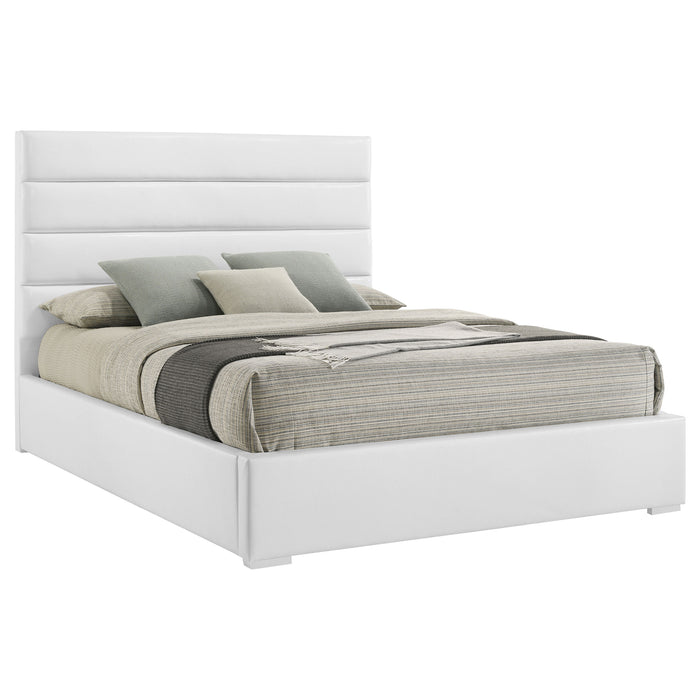 Felicity 53-inch Upholstered California King Bed White