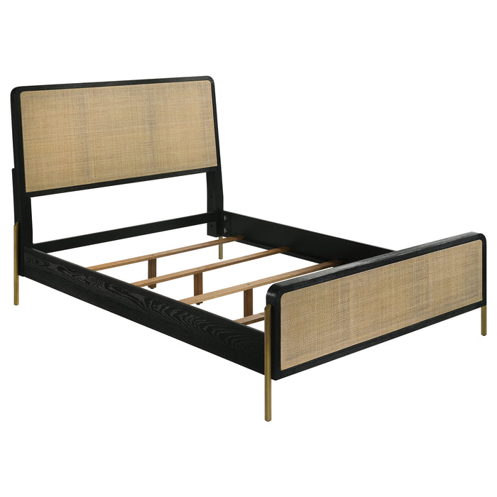 Arini 4-piece California King Bedroom Set Black and Natural