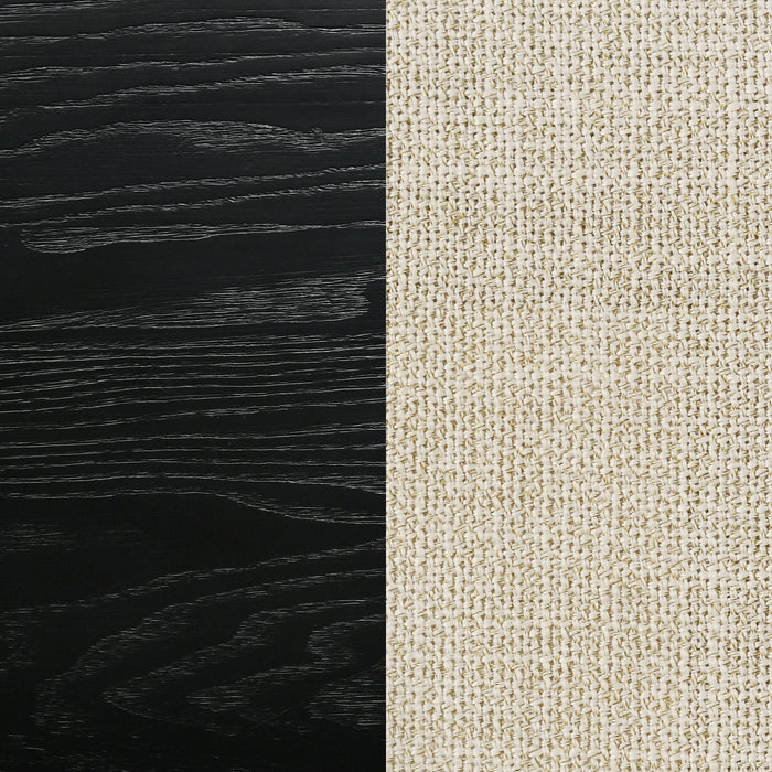 Arini 56-inch California King Panel Bed Cream and Black