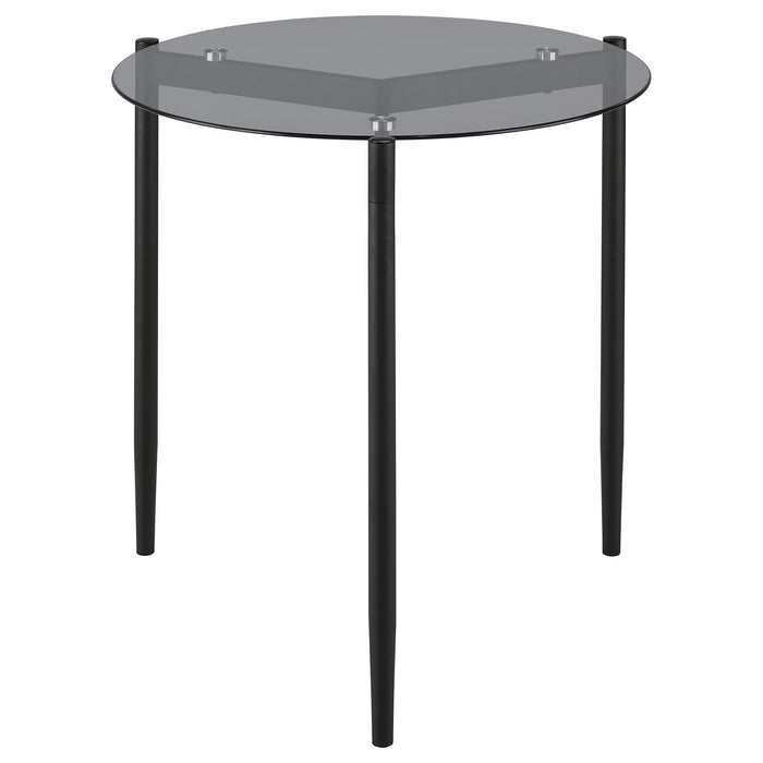 Rosalie 3-piece Round Coffee and End Table Set Grey