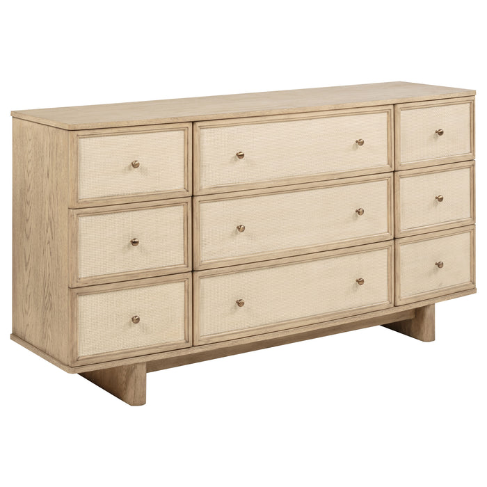 Kailani 5-piece California King Bedroom Set Beige Oak