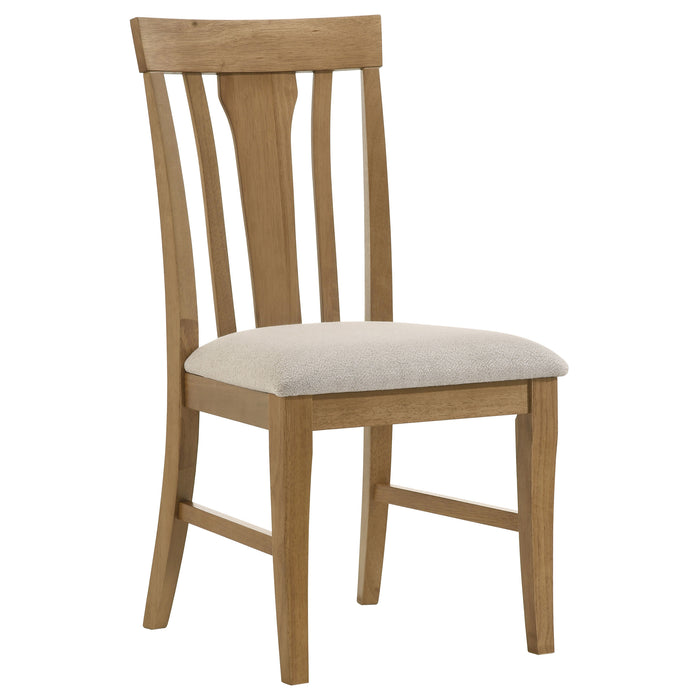 Hartville Dining Side Chair Natural Light Brown (Set of 2)