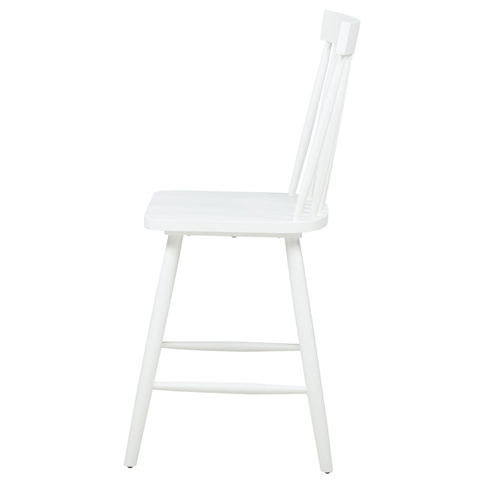 Andrews Windsor Counter Height Dining Side Chair White (Set of 2)