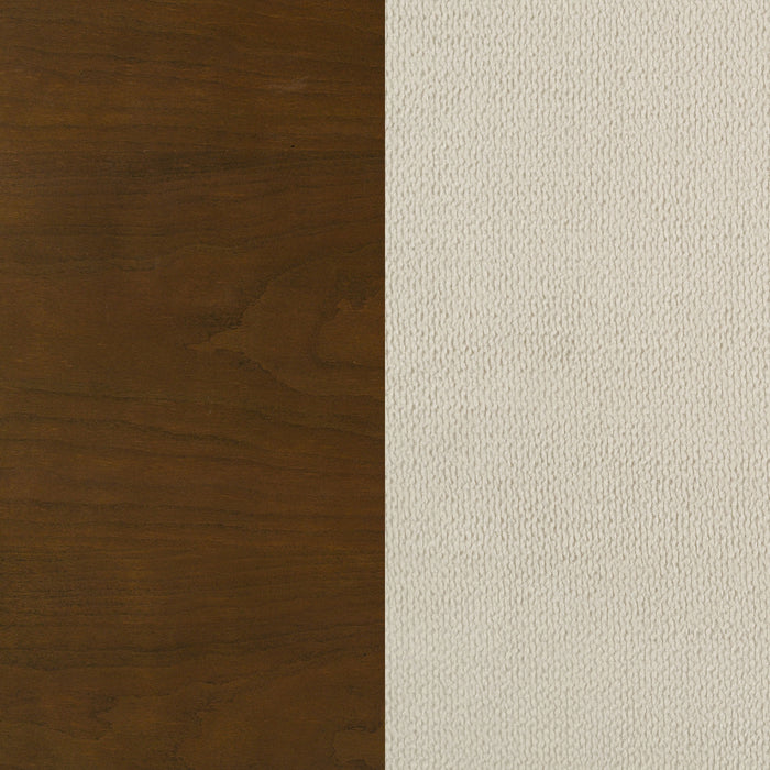 Garland 58-inch Eastern King Panel Bed Cream Brown Cherry