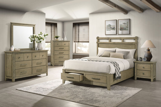 Hazlewood 5-piece Queen Bedroom Set Vineyard Oak