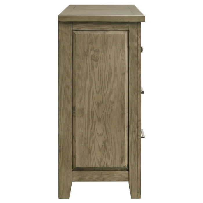 Hazlewood 6-drawer Bedroom Dresser Cabinet Vineyard Oak