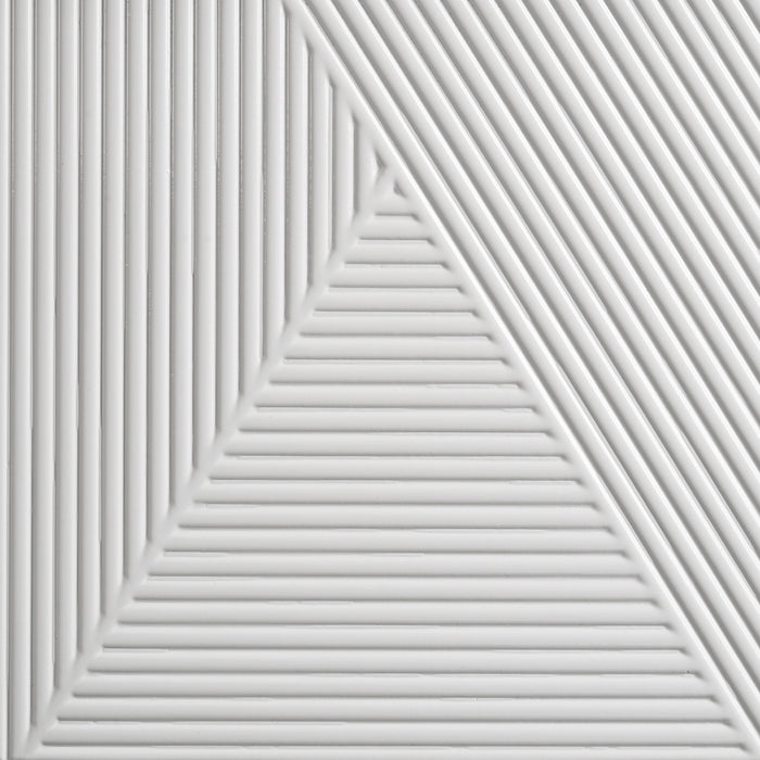 Cassia 6-drawer Dresser Cabinet with Mirror White High Gloss