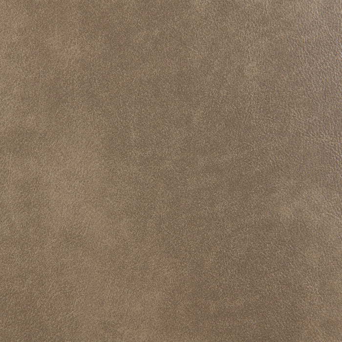 Scotland Faux Leather Upholstered Track Arm Chair Brown