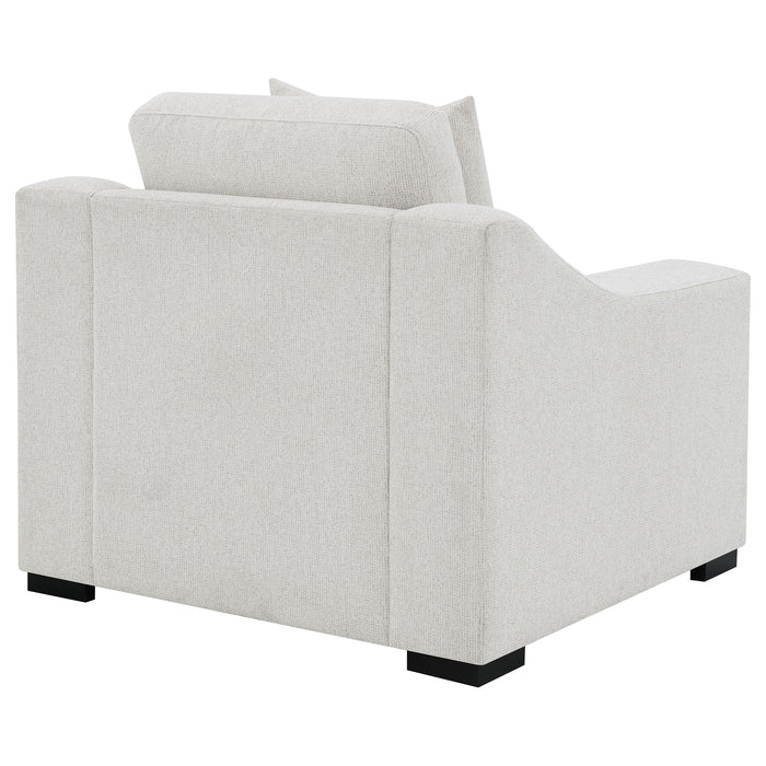 Ashlyn 3-piece Upholstered Track Arm Sofa Set Sand