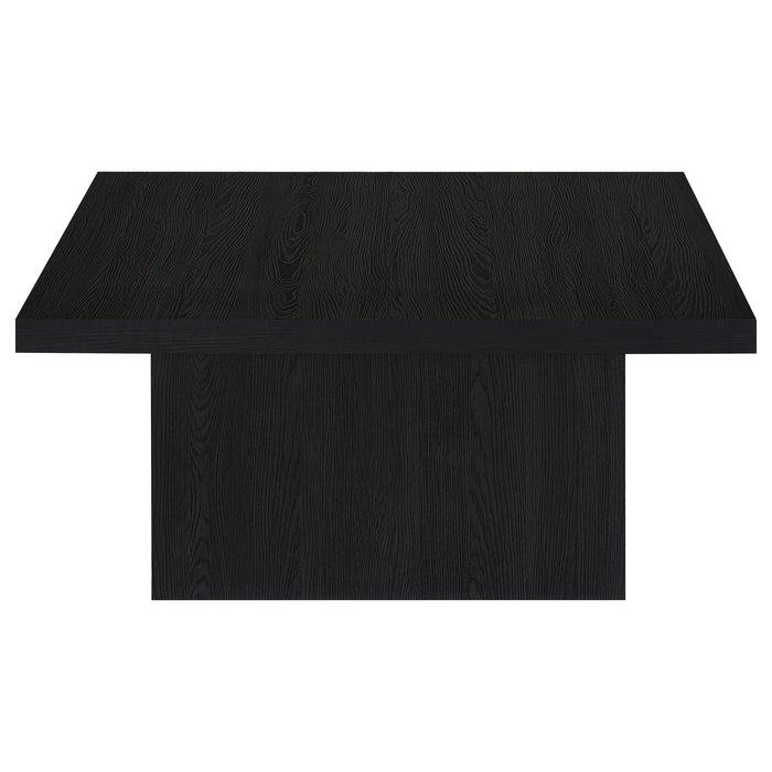 Devar 3-piece Square Cocktail Coffee End Table Set Black