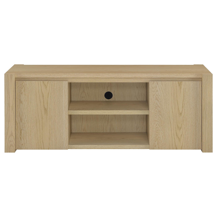 Laurelton 3-piece Entertainment Center TV Stand Light Oak