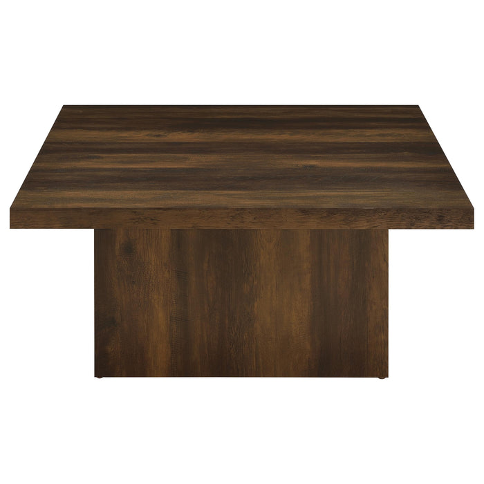 Devar 3-piece Square Coffee and End Table Set Dark Pine