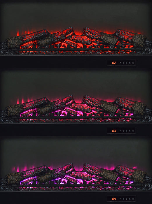 Fuller 60-inch 2-door TV Stand Fireplace Media Console Mango