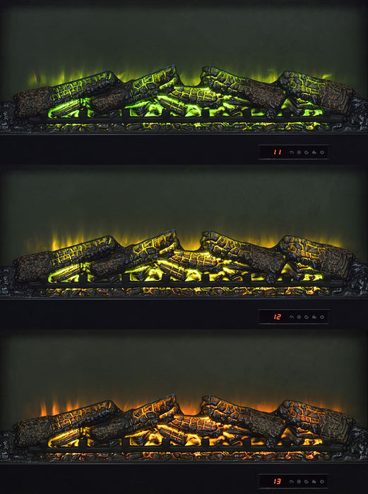 Fuller 60-inch 2-door TV Stand Fireplace Media Console Mango