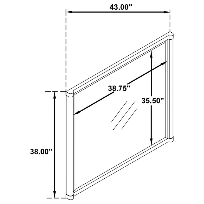 Gracemont 5-piece California King Bedroom Set White