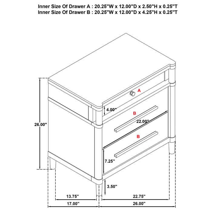 Gracemont 5-piece California King Bedroom Set White