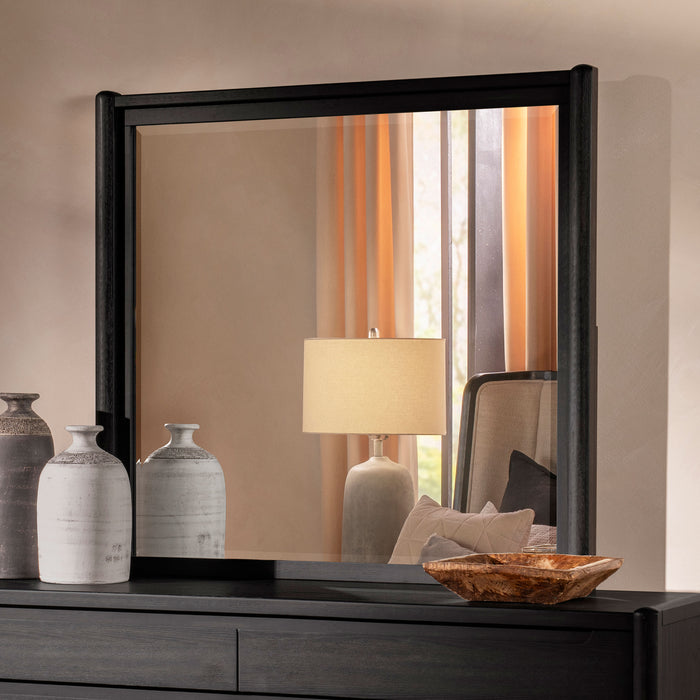 Leandro Dresser Mirror Burnished Black
