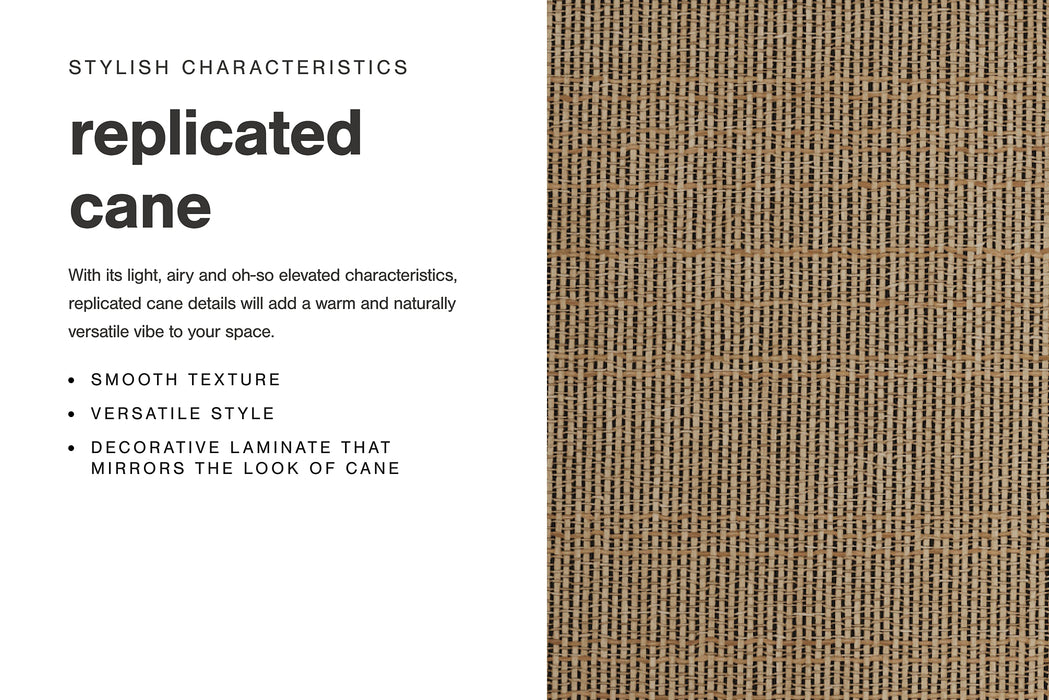 Cielden King Panel Bed with Mirrored Dresser