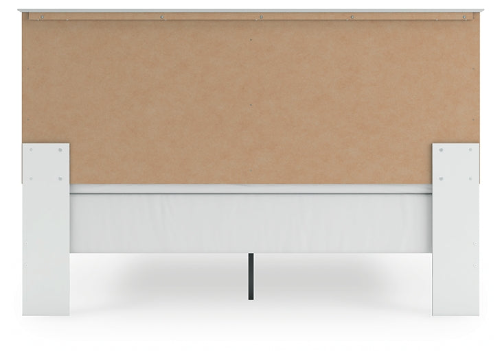 Bostwick Shoals King Panel Bed with Mirrored Dresser, Chest and Nightstand