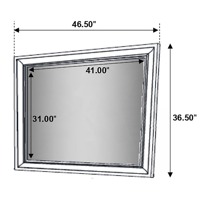 Miranda 5-piece Eastern King Bedroom Set White