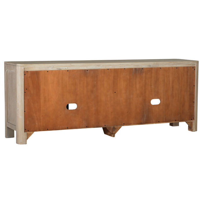 Solano 71-inch 2-door TV Stand Media Console Weathered Mango