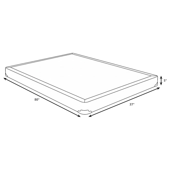 Mercer 5-inch Twin XL Low Profile Box Spring Foundation